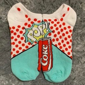 Women’s Size 4-10 “Coca-Cola” No Show/Ankle Socks *New Without Tag*